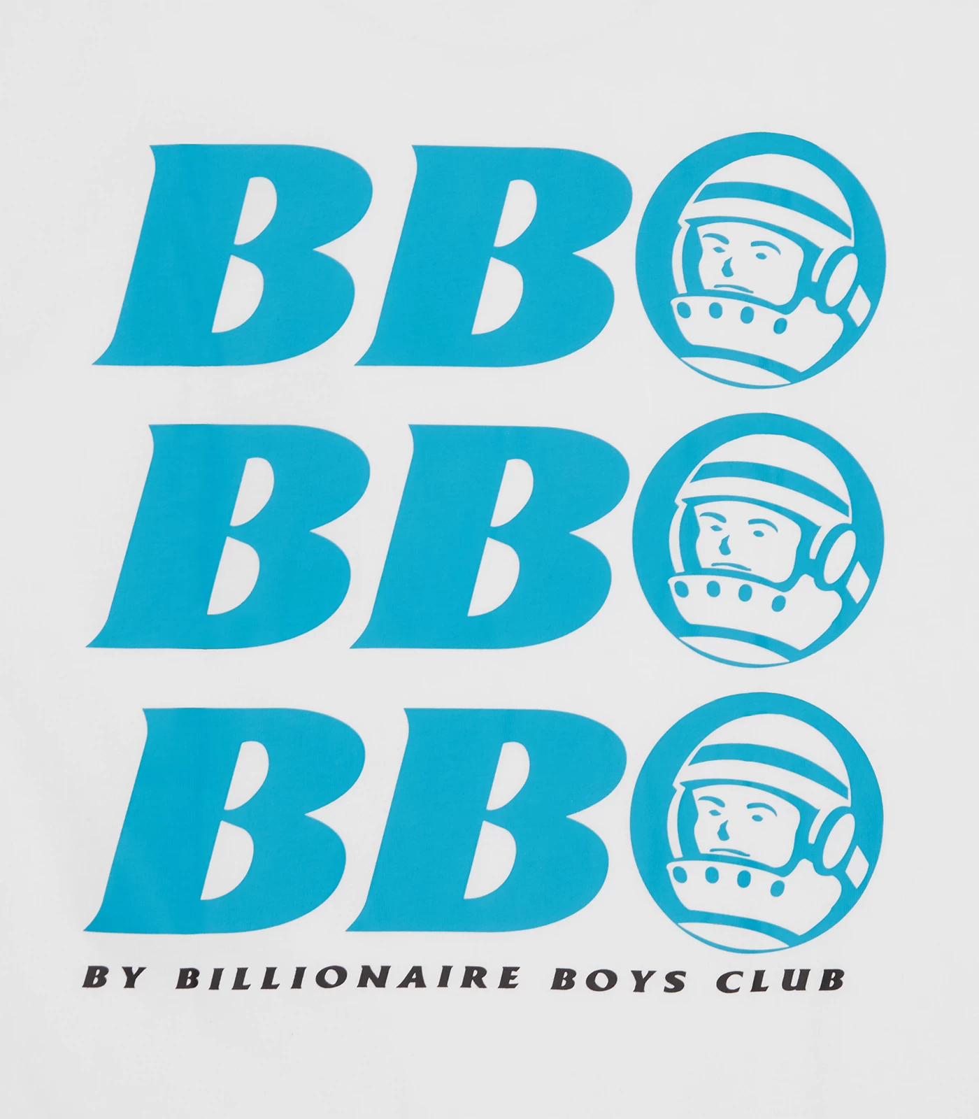 BB ASTRO REPEAT LOGO T-SHIRT - WHITE/BLUE LOGO 4 BB ASTRO REPEAT LOGO T-SHIRT - WHITE/BLUE LOGO - Image 4