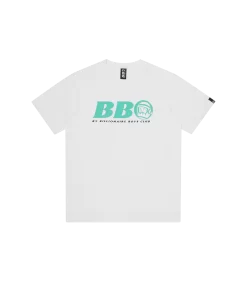 BB ASTRO T-SHIRT - WHITE/GREEN LOGO