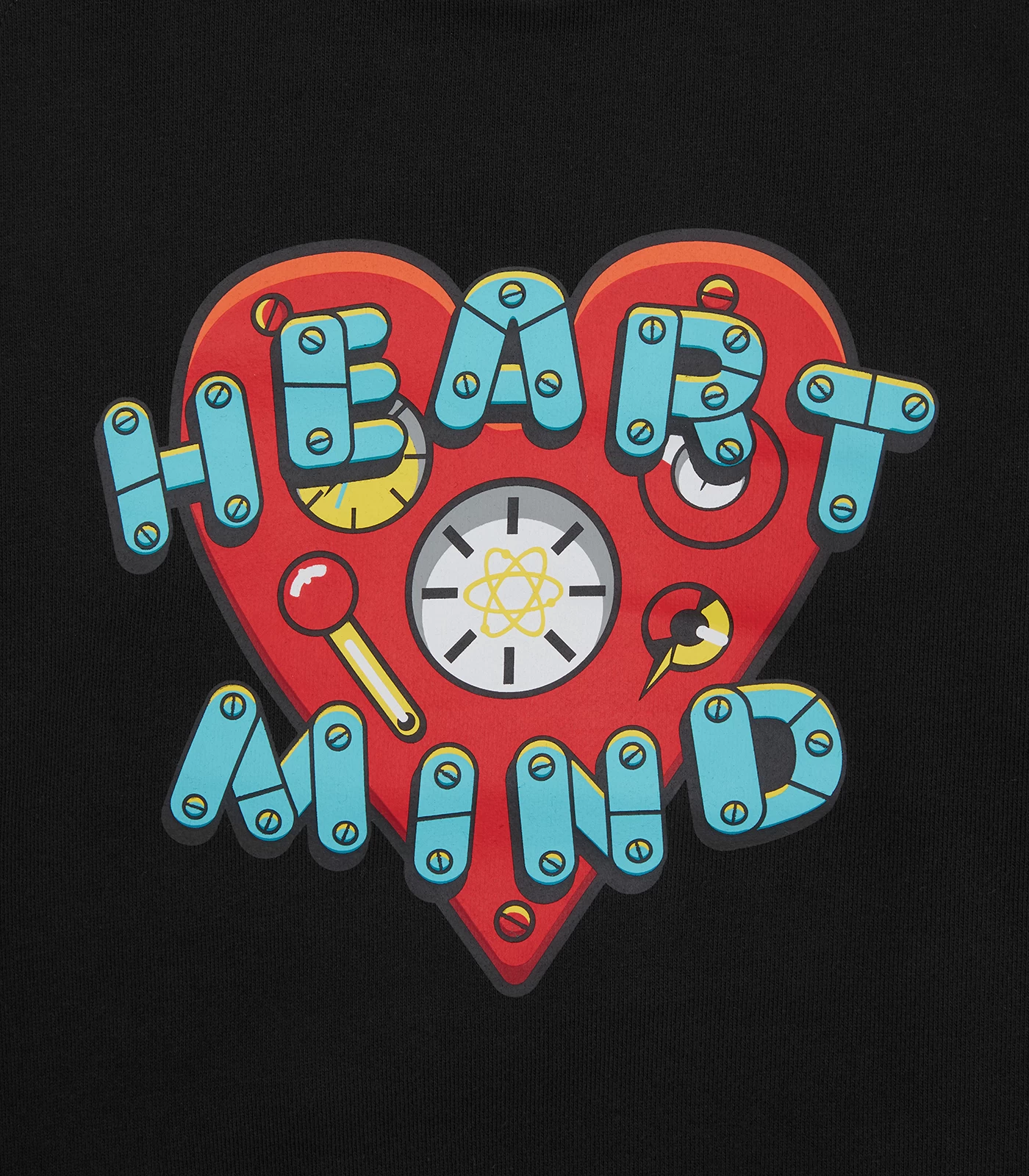 KIDS HEART & MIND LOGO CREWNECK - BLACK 3 KIDS HEART & MIND LOGO CREWNECK - BLACK - Image 3