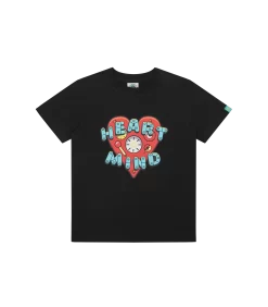 KIDS HEART & MIND LOGO T-SHIRT - BLACK