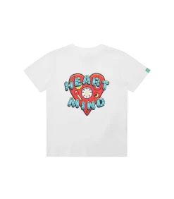 KIDS HEART & MIND LOGO T-SHIRT - WHITE