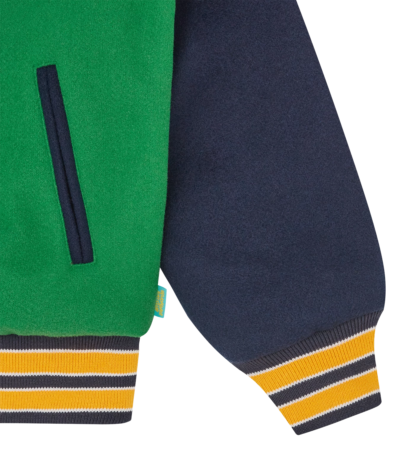 KIDS ASTRO VARSITY JACKET - GREEN 4 KIDS ASTRO VARSITY JACKET - GREEN - Image 4