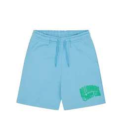 KIDS ARCH LOGO SHORTS - SKY BLUE