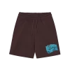 KIDS ARCH LOGO SHORTS - BROWN