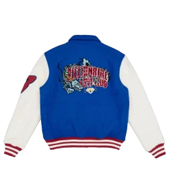 BB DRAGON BOMBER - BLUE -Fashion Style Shop BLUE VARSITY 3