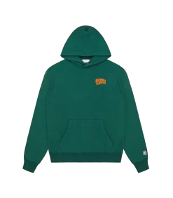 SMALL ARCH LOGO POPOVER HOOD - KELLY GREEN