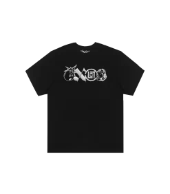 THE HUNDREDS X CLOT X ED BANGER RECORDS X BBC 20th TEE - BLACK