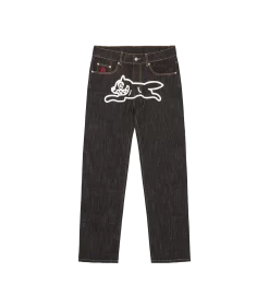 RUNNING DOG DENIM PANT - BLACK