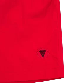 RUNNING DOG SWIM SHORTS - RED -Fashion Style Shop IC23214 RED 04
