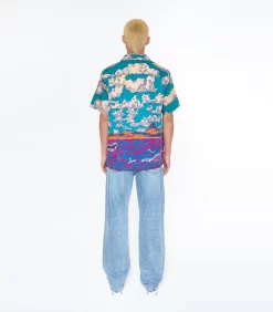 CLOUD WORLD SHIRT - MULTI -Fashion Style Shop IC23419 MULTI 2