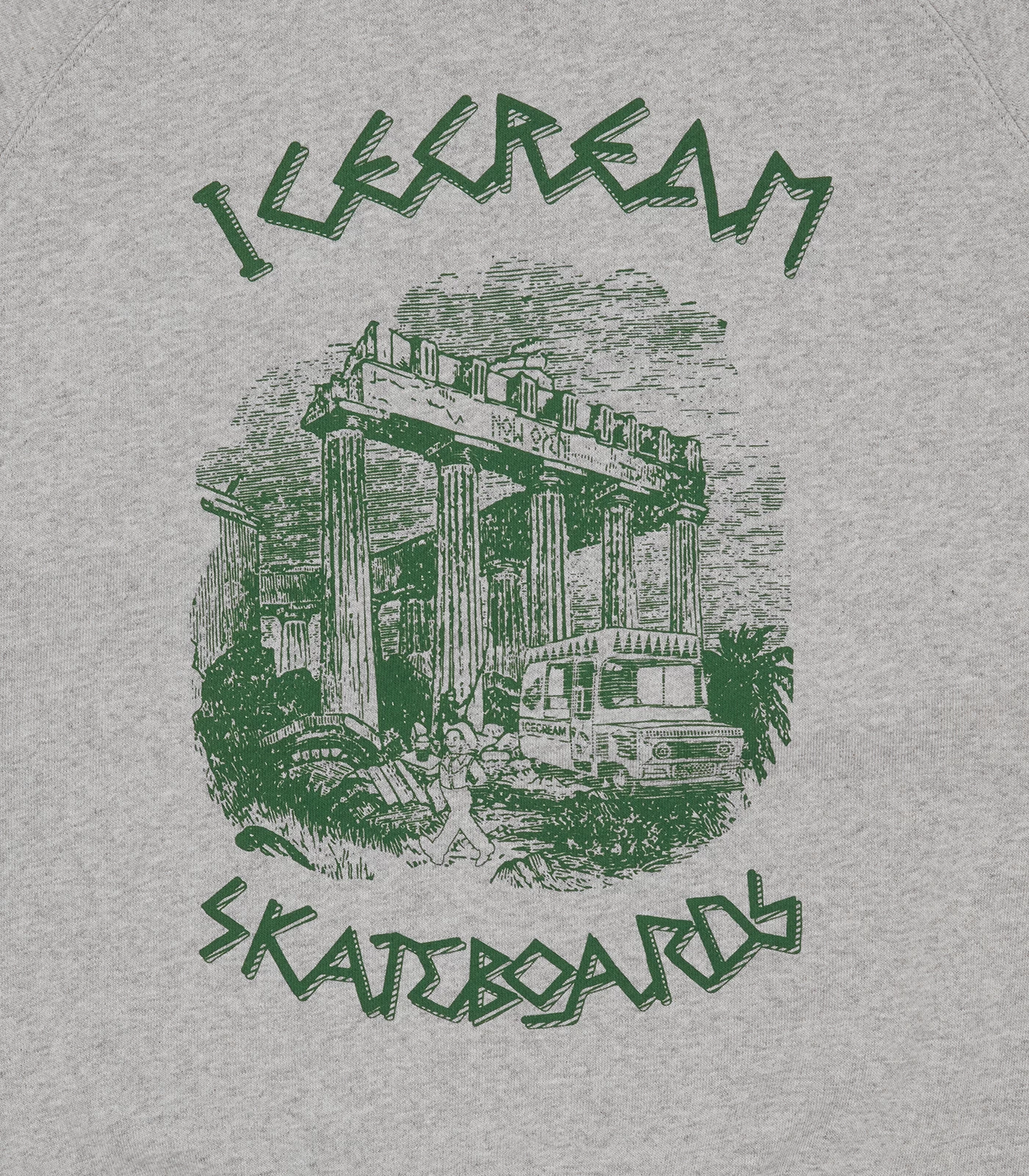 ANCIENT CREWNECK - HEATHER GREY 3 ANCIENT CREWNECK - HEATHER GREY - Image 3