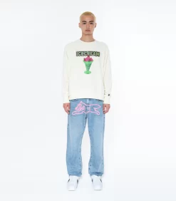 SUNDAE CREWNECK - CREAM 9 SUNDAE CREWNECK - CREAM -Fashion Style Shop IC23424 CREAM 1