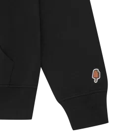 PIANO POPOVER HOOD - BLACK -Fashion Style Shop IC23425 BLACK 04