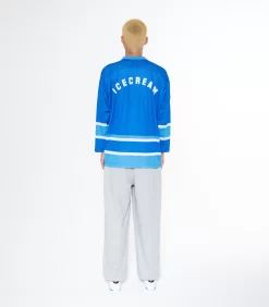 HOCKEY SHIRT - BLUE -Fashion Style Shop IC23431 BLUE 2