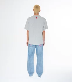 ANCIENT T-SHIRT - HEATHER GREY -Fashion Style Shop IC23434 GREY 2