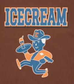 SERVED UP T-SHIRT - BROWN -Fashion Style Shop IC23435 BROWN 03