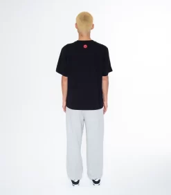 COLLEGE T-SHIRT - BLACK -Fashion Style Shop IC23436 BLACK 2