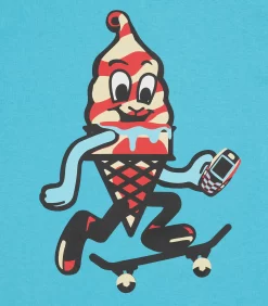 SKATE CONE T-SHIRT - BLUE -Fashion Style Shop IC23438 BLUE 03