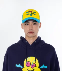 CONES AND BONES TRUCKER - YELLOW -Fashion Style Shop IC23445 YELLOW 1