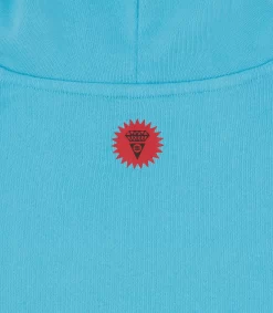 SPLATTER POPOVER HOOD - BLUE -Fashion Style Shop IC23S18 BLUE 05