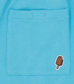 SPLATTER SWEATPANTS - BLUE -Fashion Style Shop IC23S19 BLUE 04