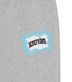 SPLATTER SWEATPANTS - HEATHER GREY -Fashion Style Shop IC23S19 GREY 03