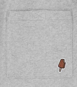 SPLATTER SWEATPANTS - HEATHER GREY -Fashion Style Shop IC23S19 GREY 04