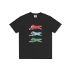 TRIPLE RUNNING DOG TEE - BLACK