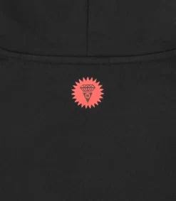 TRIPLE RUNNING DOG POPOVER HOOD - BLACK -Fashion Style Shop IC23S21 BLACK 05