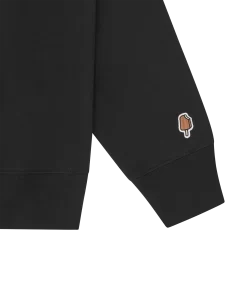 TRIPLE RUNNING DOG CREWNECK - BLACK -Fashion Style Shop IC23S22 BLACK 04