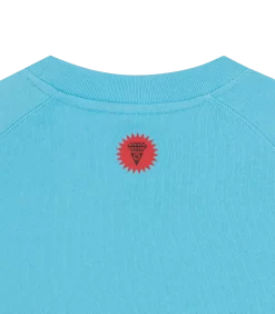 TRIPLE RUNNING DOG CREWNECK - BLUE -Fashion Style Shop IC23S22 BLUE 05