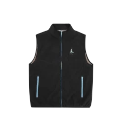 FLEECE VEST - BLACK