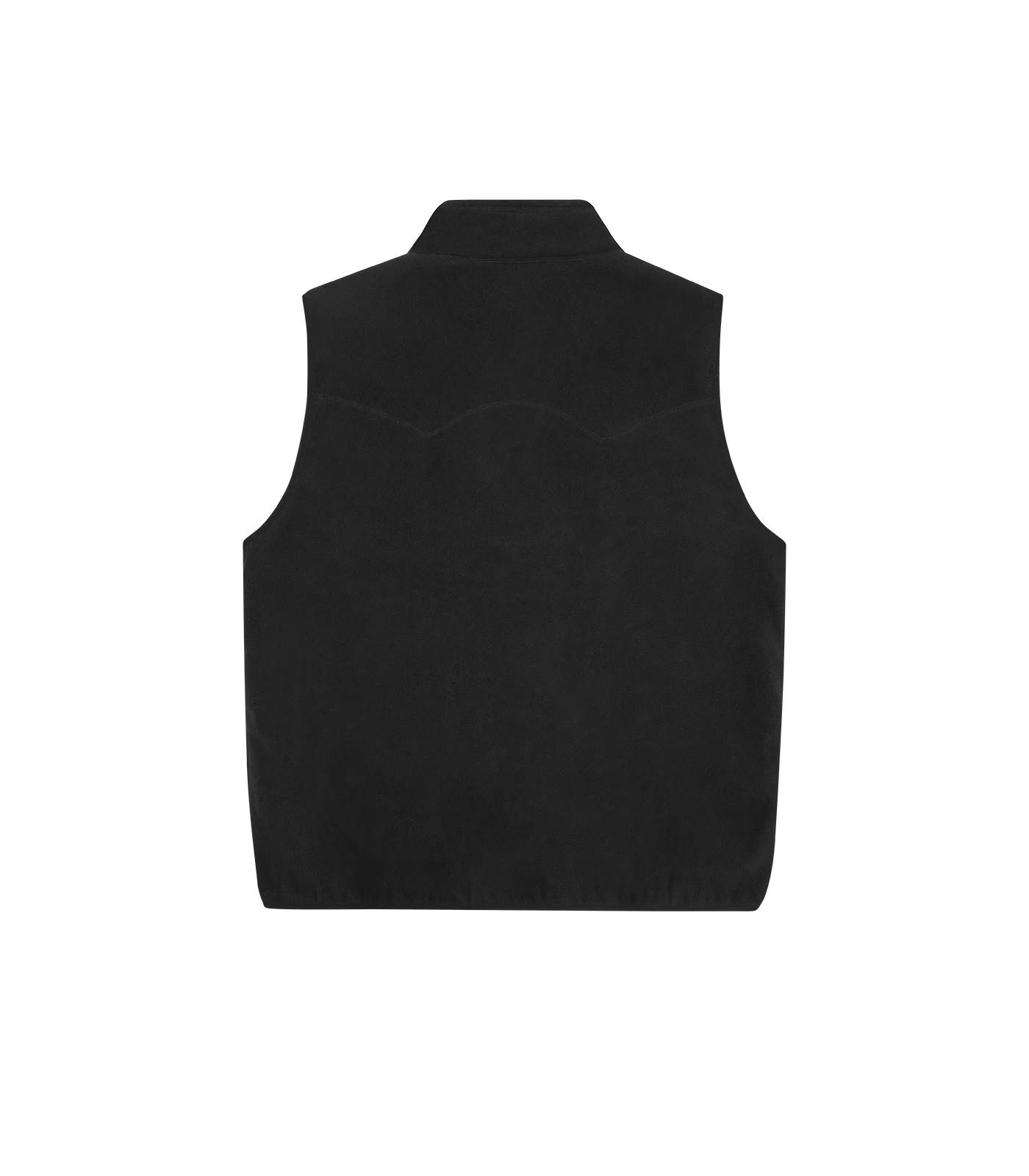 FLEECE VEST - BLACK 2 FLEECE VEST - BLACK - Image 2