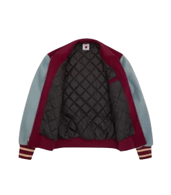DINER TEAM VARSITY JACKET - BURGUNDY -Fashion Style Shop IC24106 BURGUNDY 03