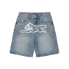 RUNNING DOG DENIM SHORTS - WASHED BLUE