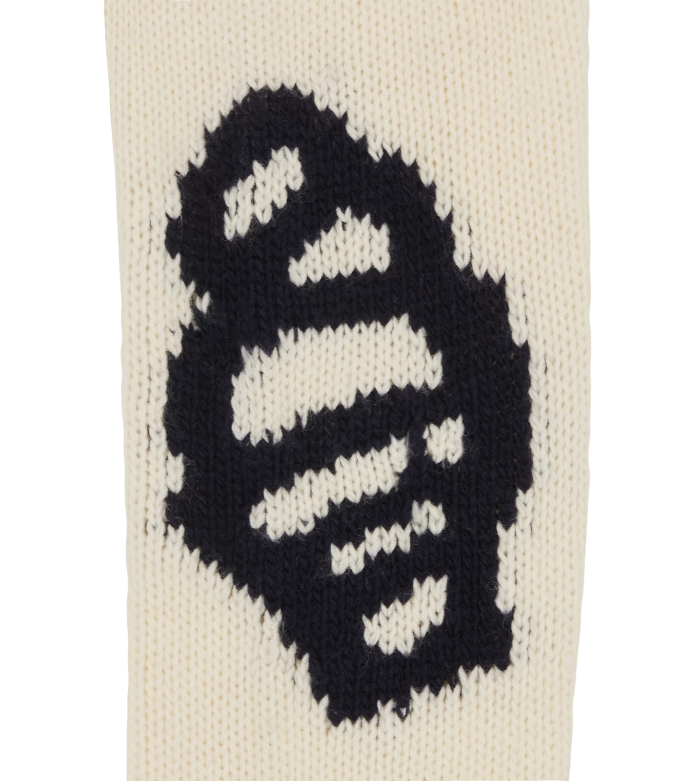 RUNNING DOG KNITTED ZIP THROUGH - CREAM 6 RUNNING DOG KNITTED ZIP THROUGH - CREAM - Image 6