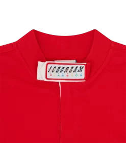 RACING ZIP CREWNECK - RED -Fashion Style Shop IC24120 RED 03