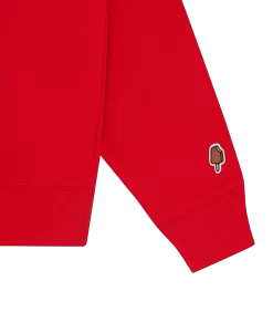 RACING ZIP CREWNECK - RED -Fashion Style Shop IC24120 RED 05