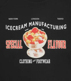 SPECIAL FLAVOUR CREWNECK - BLACK -Fashion Style Shop IC24122 BLACK 04