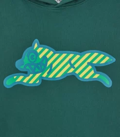 RUNNING DOG POPOVER HOOD - GREEN -Fashion Style Shop IC24125 GREEN 03