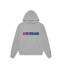 DONUT POPOVER HOOD - HEATHER GREY