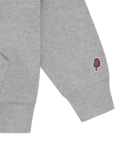 DONUT POPOVER HOOD - HEATHER GREY -Fashion Style Shop IC24126 HEATHERGREY 04