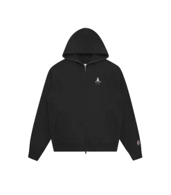 TEAM EU SKATE CONE ZIP-THROUGH HOOD - BLACK