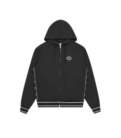 CONES & BONES TAPED TRACK TOP - BLACK