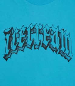 GOTHIC COLLEGE LOGO T-SHIRT - BLUE -Fashion Style Shop IC24133 BLUE 03