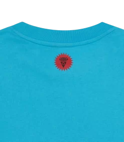 GOTHIC COLLEGE LOGO T-SHIRT - BLUE -Fashion Style Shop IC24133 BLUE 04