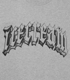 GOTHIC COLLEGE LOGO T-SHIRT - HEATHER GREY 6 GOTHIC COLLEGE LOGO T-SHIRT - HEATHER GREY -Fashion Style Shop IC24133 HEATHERGREY 03