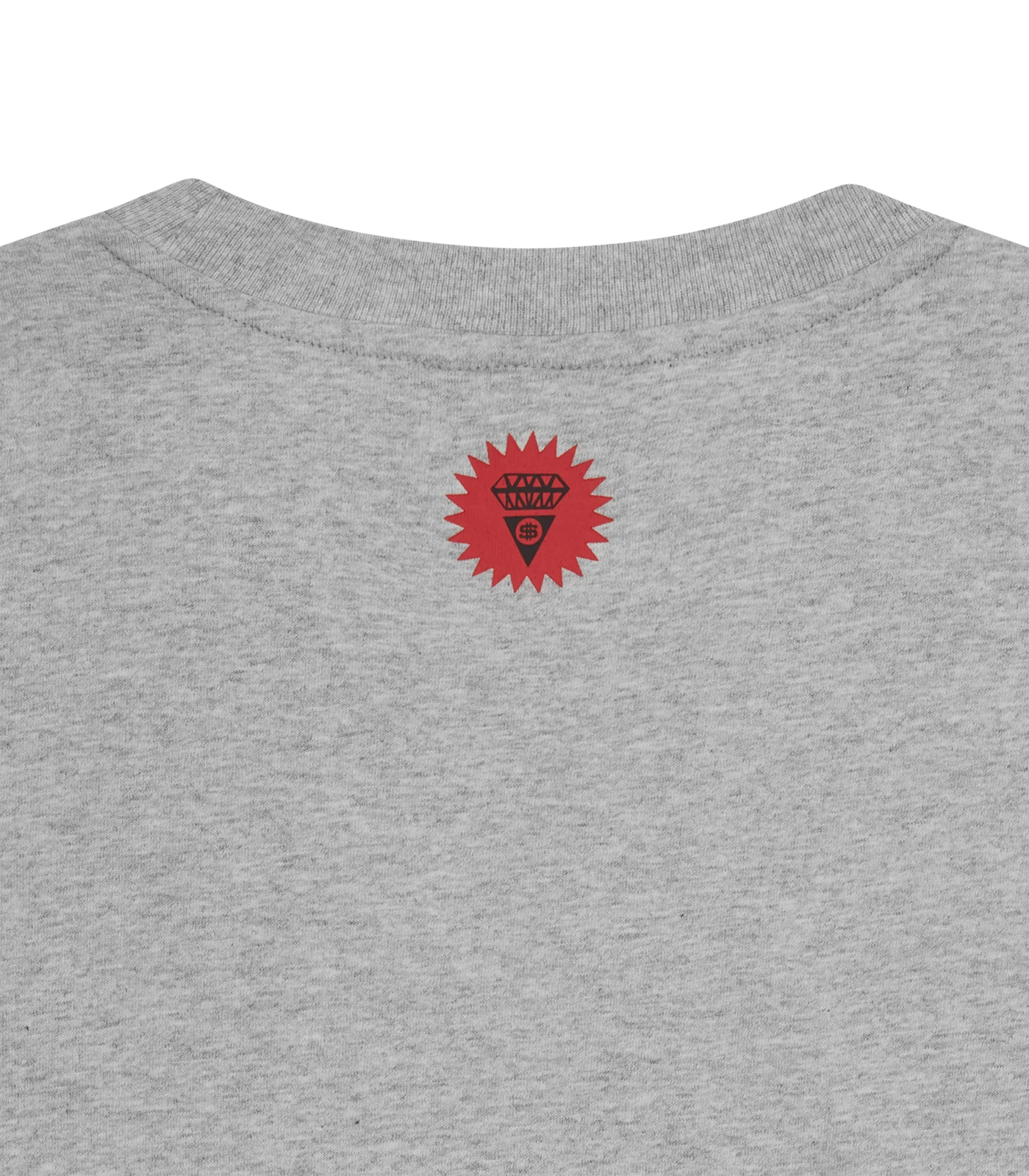 GOTHIC COLLEGE LOGO T-SHIRT - HEATHER GREY 4 GOTHIC COLLEGE LOGO T-SHIRT - HEATHER GREY - Image 4