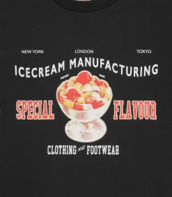 SPECIAL FLAVOUR T-SHIRT - BLACK -Fashion Style Shop IC24134 BLACK 03
