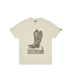 BOOTS T-SHIRT - CREAM